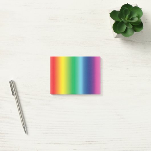 Moderne regenboog homo-pride vlag patroon leuk kle post-it® notes (Kantoor)