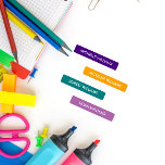 MODERNE REGENBOOG INDIGO ORANJE MAUVE BLAUWGROEN K LABELS<br><div class="desc">Dit palet benadert de traditionele regenboogkleuren op een unieke manier en biedt een interessante en onverwachte combinatie. Deze kleuren zijn levendig en kunnen een pop helderheid toevoegen aan uw opvallende en aantrekkelijke labels voor voedsel en drink producten. Futura is een klassiek sans-serif dat geliefd is om zijn innovatieve ontwerp en...</div>