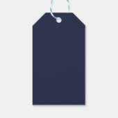Moderne Regenboog Kerstboom Persoonlijk Cadeaulabel (Achterkant)