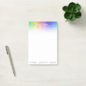 Moderne regenboog met kleurrijke regenboog - Post- Post-it® Notes (Kantoor)