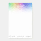 Moderne regenboog met kleurrijke regenboog - Post- Post-it® Notes (Voorkant)