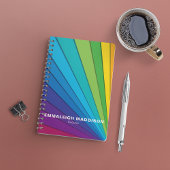 Moderne Regenboog Modeontwerp | Meerkleurig Notitieboek
