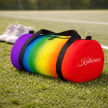 Moderne Regenboog Mozaïek Script Naam 