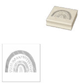 Moderne regenboog rubberstempel (Gestempeld)