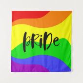 Moderne regenboog wandkleed (Voorkant)