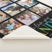 Moderne regenboog We houden van je kleinmafotocoll Sherpa Deken (3/4)