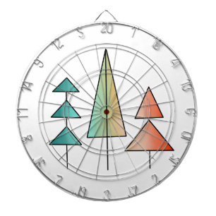moderne regenboogbomen uit de middeleeuwse eeuw bl dartbord