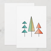 moderne regenboogbomen uit de middeleeuwse eeuw bl kaart (Voorkant / Achterkant)