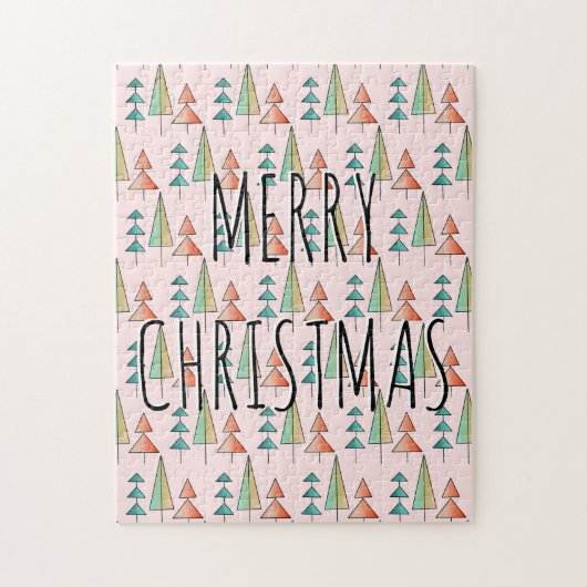 moderne regenboogbomen uit de middeleeuwse eeuw bl legpuzzel (Verticaal)