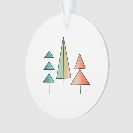 moderne regenboogbomen uit de middeleeuwse eeuw bl ornament (voorkant)