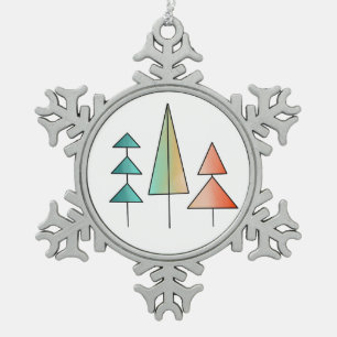 moderne regenboogbomen uit de middeleeuwse eeuw bl tin sneeuwvlok ornament