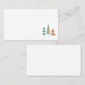 moderne regenboogbomen uit de middeleeuwse eeuw bl visitekaartje (Voorkant / Achterkant)