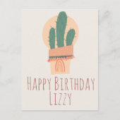 Moderne regenboogdag met Plant Briefkaart (Voorkant)