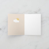 Moderne regenboogfoto bedankkaart (Binnen)