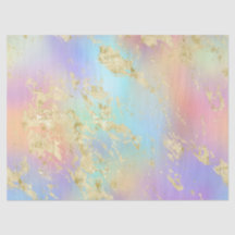 Moderne regenbooggradiënt en gouden marmerpatroon