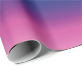 Moderne regenbooggradiënt ombre kleurpatroon cadeaupapier (Rol Hoek)