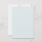 Moderne regenbooghandgeschreven script kinder bedankkaart (Achterkant)