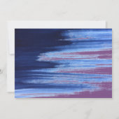 Moderne regenboogkerstboom Trendy Navy Blue Kaart (Achterkant)