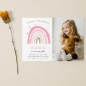 Moderne regenboogkinderen Birthday Foto Kaart