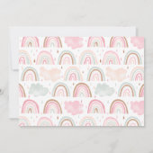 Moderne regenboogkinderen Birthday Foto Kaart (Achterkant)