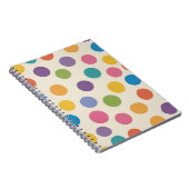 Moderne regenboogkleur zeshoekige kunst notitieboek (Rechterzijde)