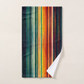 Moderne regenboogkleuren bad handdoek (Handdoek)