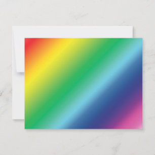 Moderne regenboogkleuren ombre gradiëntpatroon ple kaart