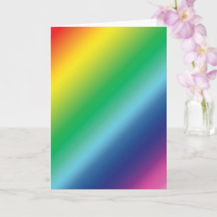 Moderne regenboogkleuren ombre gradiëntpatroon ple kaart