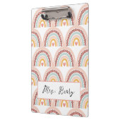 Moderne regenboogleraar voegt Jouw naam toe Klembord (Links)