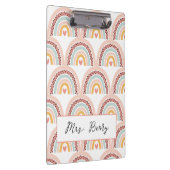 Moderne regenboogleraar voegt Jouw naam toe Klembord (Rechts)