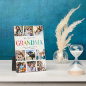 Moderne regenboogliefde grootmafotocollage familie fotoplaat (Zijkant)