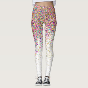 Moderne regenbooglitter Sparkles Gift Leggings