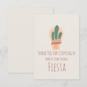 Moderne regenboogpartij in Plant Bedankkaart (Voorkant / Achterkant)