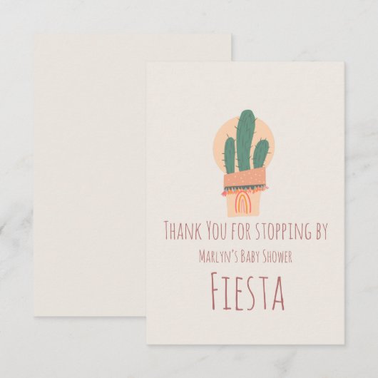 Moderne regenboogpartij in Plant Bedankkaart (Voorkant / Achterkant)