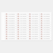 Moderne regenboogpasteel elke dag labels (Vel)