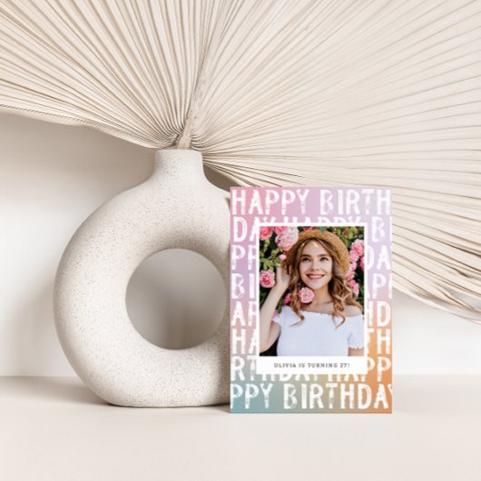 Moderne regenboogpastel aura elegant foto leuk, in kaart