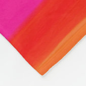 Moderne regenboogpenselen verven gestript patroon fleece deken (Hoek)