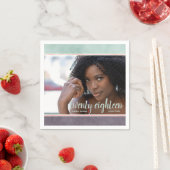 Moderne regenboogstapes Afstuderen papier van luie Servetten (Insitu)