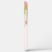 Moderne regenboogstlitter drijft Roos Gold, monogr Case-Mate iPhone Case (Achterkant / Links)