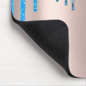 Moderne regenboogstollen drijft Roos Gold Muismat (Hoek)