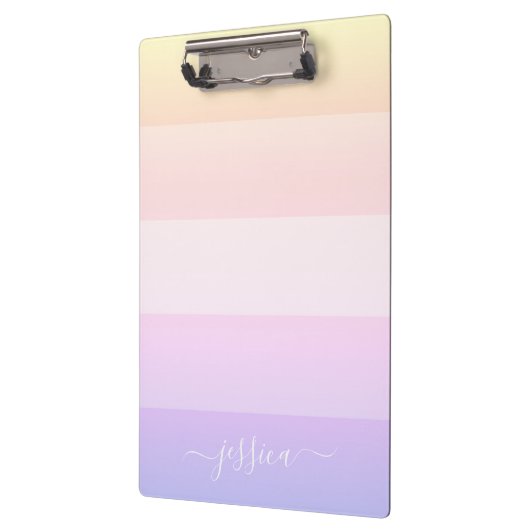 Moderne regenboogstrepen, script name klembord (Links)