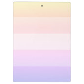 Moderne regenboogstrepen, script name klembord (Achterkant)