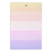 Moderne regenboogstrepen, script name klembord (Achterkant)