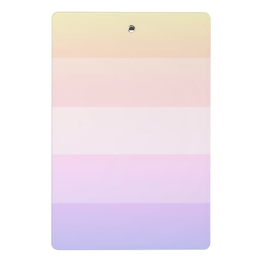 Moderne regenboogstrepen, script name klembord (Achterkant)