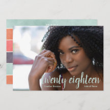 Moderne regenboogstrips Afstuderen foto-uitvinding