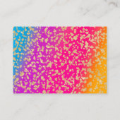 Moderne regenboogVisitekaartje Visitekaartje (Achterkant)