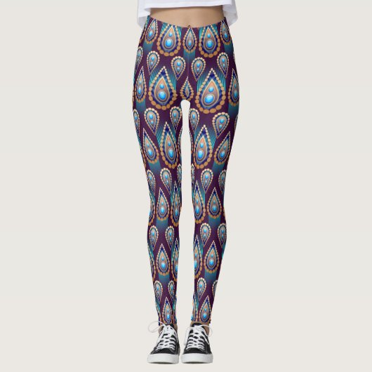 moderne regendruppels leggings (Voorkant)