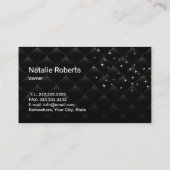 Moderne reinigingsservice Silver Spray Luxury Blac Visitekaartje (Achterkant)