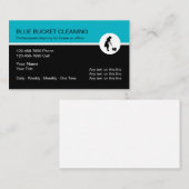 Moderne reinigingsservice — unieke Visitekaartjes (Voorkant / Achterkant)