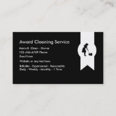 Moderne reinigingsservice visitekaartje (Voorkant)